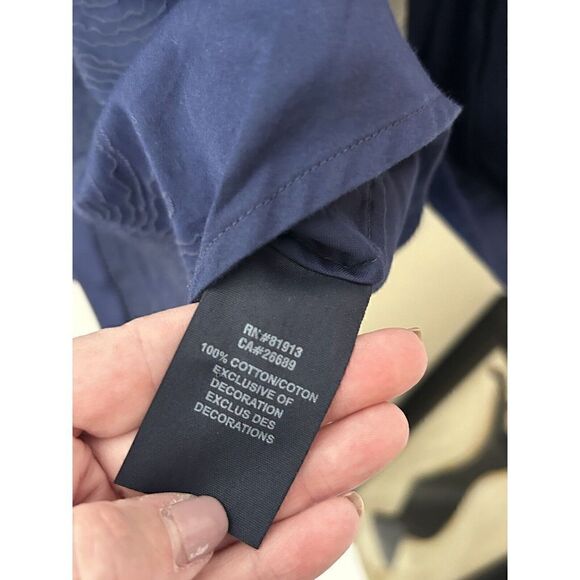 Robert Graham Knowledge Wisdom Truth Men Floral Print Navy Shirt Embroidered 2XL - Picture 5 of 6